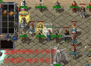 蓝魔传奇版本中如何快速提升角色等级? 蓝魔传奇版本中如何快速提升角色等级?