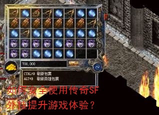 如何安全使用传奇SF外挂提升游戏体验? 如何安全使用传奇SF外挂提升游戏体验?