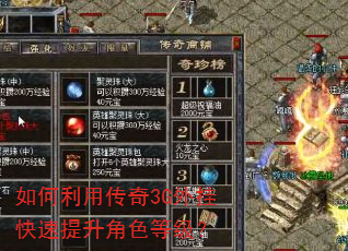 如何利用传奇3G外挂快速提升角色等级? 如何利用传奇3G外挂快速提升角色等级?