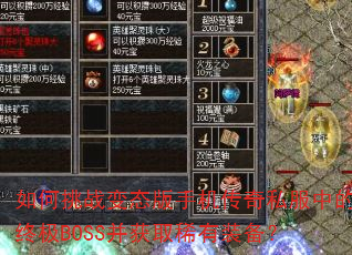 �����ս��̬���ֻ�����˽���е��ռ�BOSS����ȡϡ��װ����